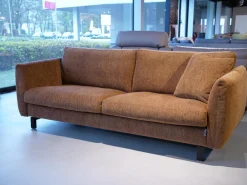 Polstergarnitur Stoff Osino Rostbraun Braun Mit Kissen Und Kopfstütze