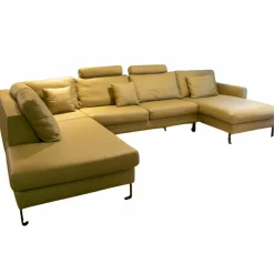 Polstergarnitur SW Timeless Dickleder Torero Oliv