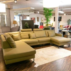 Polstergarnitur SW Timeless Dickleder Torero Oliv