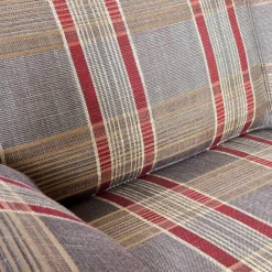 Polstergarnitur Trento 2er-Set Bezug 226/50 KO Fuß Buche Kirschbaumfarbig