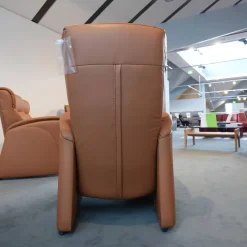 Polstergruppe 4895 Caprice Leder 24 Longlife Camel Braun Füße Schwarz