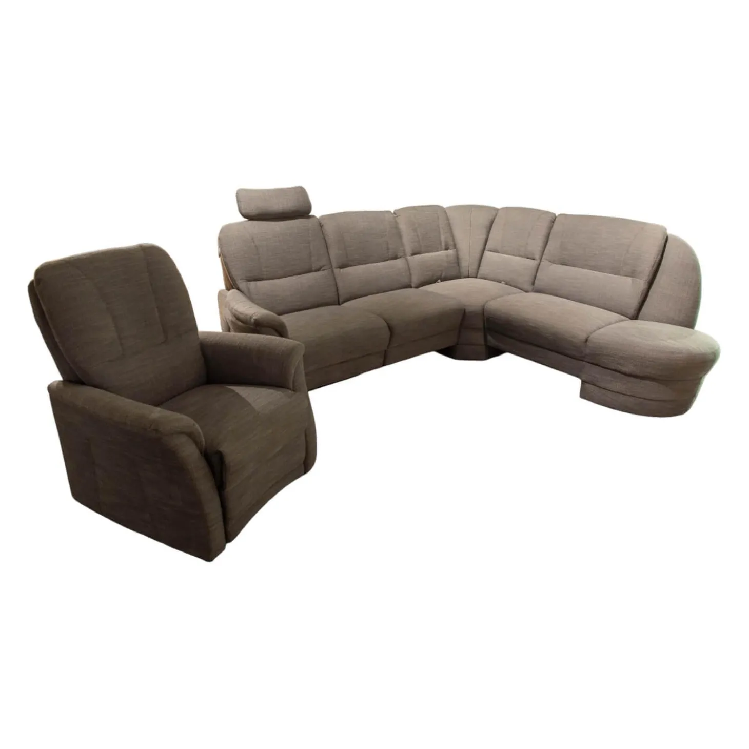 Polstergruppe Aalen Stoff 6008 Lavado Fresh 8 Farbe Ebenholz Mit Relaxfunktion