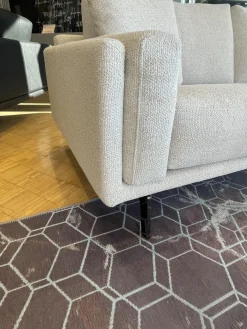 Polstergruppe Bellice Stoff Monza 00 Beige Fuß Onyx Rauch Schwarz