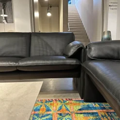 Polstergruppe Bora Bora Leder 51810 Senso 1000 Black Schwarz