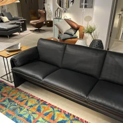 Polstergruppe Bora Bora Leder 51810 Senso 1000 Black Schwarz