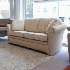 Polstergruppe Cavalli Stoff Sanderson A Beige Füße Massivholz