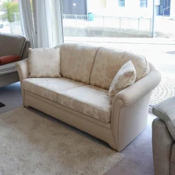 Polstergruppe Cavalli Stoff Sanderson A Beige Füße Massivholz