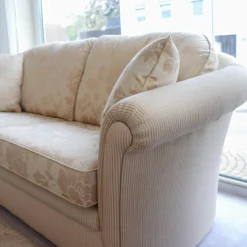 Polstergruppe Cavalli Stoff Sanderson A Beige Füße Massivholz