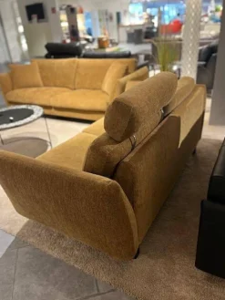 Polstergruppe Classic 970 Bezug Stoff 19 Senfgelb Gold Gelb Füße Massivholz Schwarz Gebeizt Ohne Couchtische