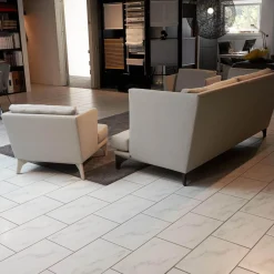 Polstergruppe Mit Sofa Und 2 Sesseln Polo Stoff Grau Gestell Esche Wengefarbig