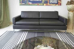 Polsterprogramm Tomo Leder Jumbo 5661 22 Fuß Chrom Glänzend