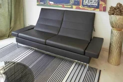 Polsterprogramm Tomo Leder Jumbo 5661 22 Fuß Chrom Glänzend