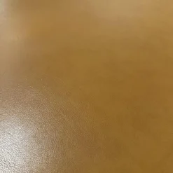 Polstersitz Prime Time 490 H1 Leder Elen 1401 Tan Braun Kufen Aluminium Poliert