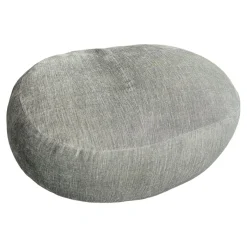 Pouf Friz Bezug Stoff Tesis Dunkelgrau