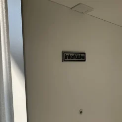 Raumteilerwand Studimo Korpus Lack Matt Schneeweiß M03 Front Lack Hochglanz Schneeweiß M74 Mit Leiter