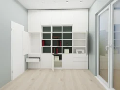 Reaglwand Studimo Lack Schneeweiß M03 Rückwände In Offenen Bereichen Lack Laguna M80 Grau