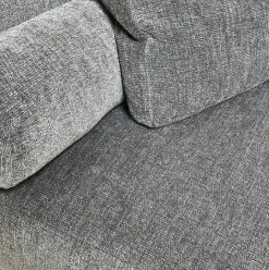 Recamiere Jaan Living 782-15 EOOS Stoff Doux Granite Grau Gestell Aluminium