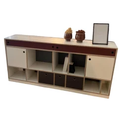 Regal Egal Furnier Sperrholz Birke Weiß Und Umbragrau MDF Braun