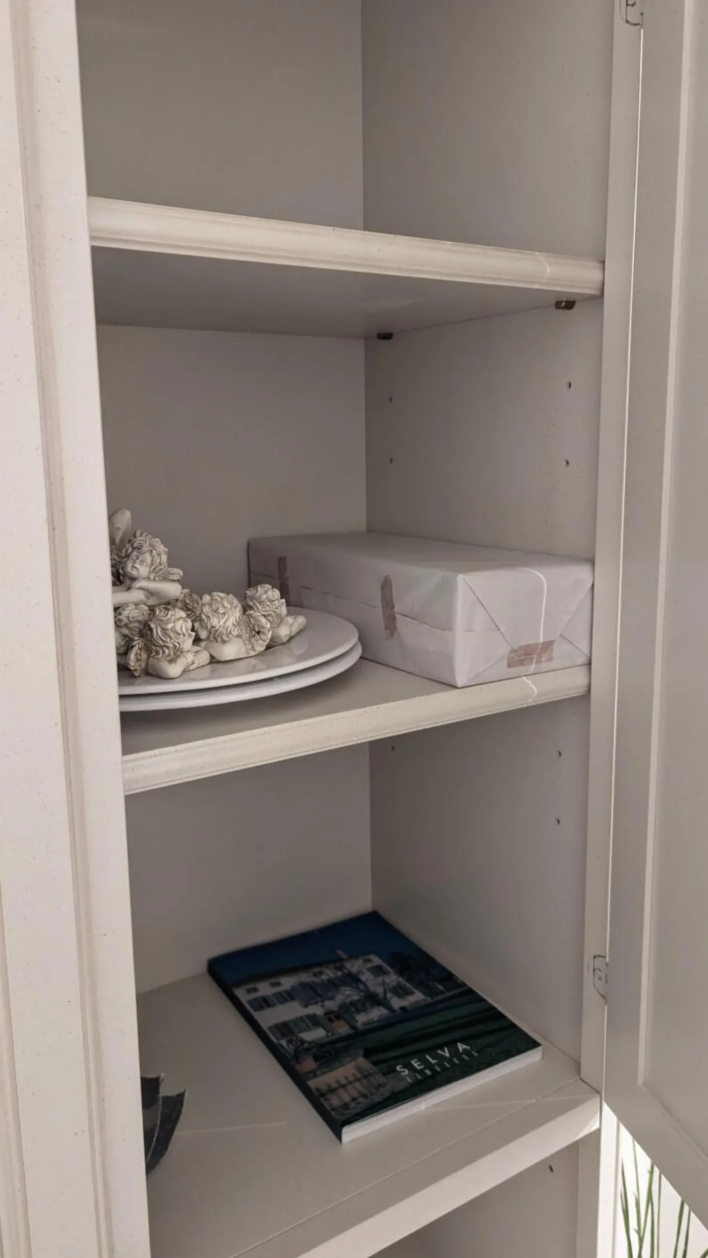 Regal Element 8377 Holz Weiß Antik Poliert