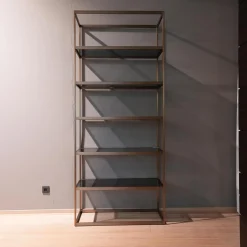 Regal Omega Gebürstetes Messing Finish Inklusive Glasplatten