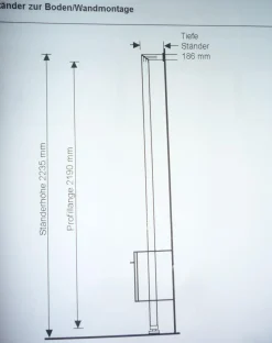 Regal Quattro Plus Aluminium Silber Böden und Hänge-Elemente Lack Schwarz