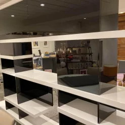 Regal Raumteiler Charlotte Schwarz Weiß