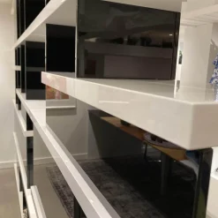 Regal Raumteiler Charlotte Schwarz Weiß