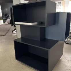 Regal Stack Holz Verschiedene Blautöne