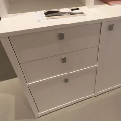 Regal Studimo Lackiert Matt M03 Schneeweiß mit Überbau