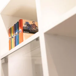 Regal Studimo Lackiert Matt M03 Schneeweiß mit Überbau