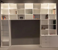 Regal Studimo Lackiert Matt M03 Schneeweiß mit Überbau