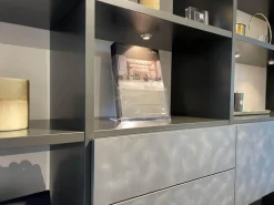 Regal WK 420 Viva Glattlack 436 Cosmos Schwarz Front Glattlack 422 Stahl Hell Gebürstet