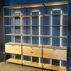 Regalelement Schöner Wohnen Line Massivholz Eiche Rustico Hell Geölt