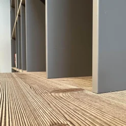 Regalkombination Mit Lowboard Aus Bergfichte Gebürstet Steingrau