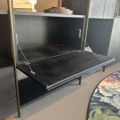 Regalsystem BC 06 RooM68 Eiche Schwarz Gebeizt Und Aluminium Eloxiert C33 Bronze