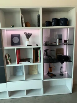 Regalwand Vita Breite 390 Mattlack Weiß Fenix Schwarz