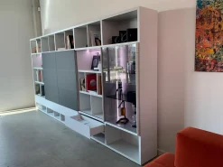 Regalwand Vita Breite 390 Mattlack Weiß Fenix Schwarz