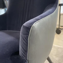 Relaxsessel 375 / 377 Bezug Rücken Vintage 1437 Night Blue Sitz Harald 2 792 Ocean