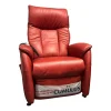 Relaxsessel 7068 Cumulus Mini Leder 27 Eleganza Campari Rot Mit Elektrischer Verstellung Inklusive Akku