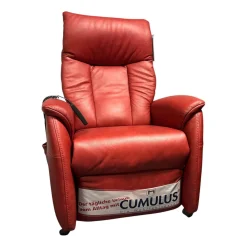 Relaxsessel 7068 Cumulus Mini Leder 27 Eleganza Campari Rot Mit Elektrischer Verstellung Inklusive Akku