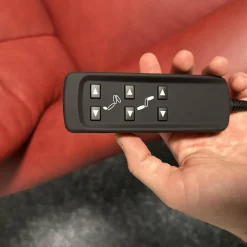 Relaxsessel 7068 Cumulus Mini Leder 27 Eleganza Campari Rot Mit Elektrischer Verstellung Inklusive Akku