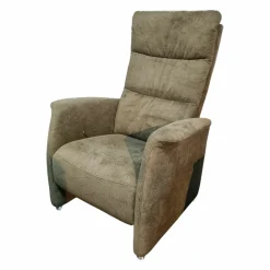 Relaxsessel Baccara Small Stoff Regain 156 Hunter Grün Füße Chrom