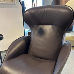 Relaxsessel Daydreamer JR 7450 Leder Lipando Fondente Braun 4 Stern Fuß Gewellt Schwarz Stufenlos Verstellbar