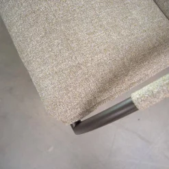 Relaxsessel Mensana Medi Mono-Move Stoff Vivid 05 Beige Füße Bronze mit Verstellung