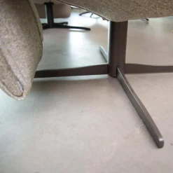 Relaxsessel Mensana Medi Mono-Move Stoff Vivid 05 Beige Füße Bronze mit Verstellung