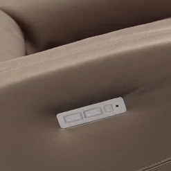 Relaxsessel Montreal Bezug Leder Dea 1281 Anthrazit Sternfuß Aluminium Matt Inklusive Akku