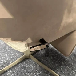 Relaxsessel Raydreamer JR 7450 Mono Move Medi Innen Stoff Mumble Gesso Beige Außen Leder Nubuck Cream Beige