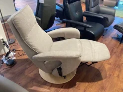 Relaxsessel Tulsa Stoff 20 Longlife Easy Desert Beige mit Funktion