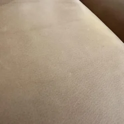 Relaxsessel Victor Bezug Leder 5669 45 Lama Beige Drehgestell Kreuzfuß Verchromt Inklusive Hocker