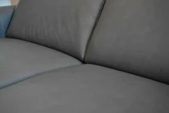 Relaxsofa MR1300 Leder Vivre Grau mit beidseitiger Relaxfunktion